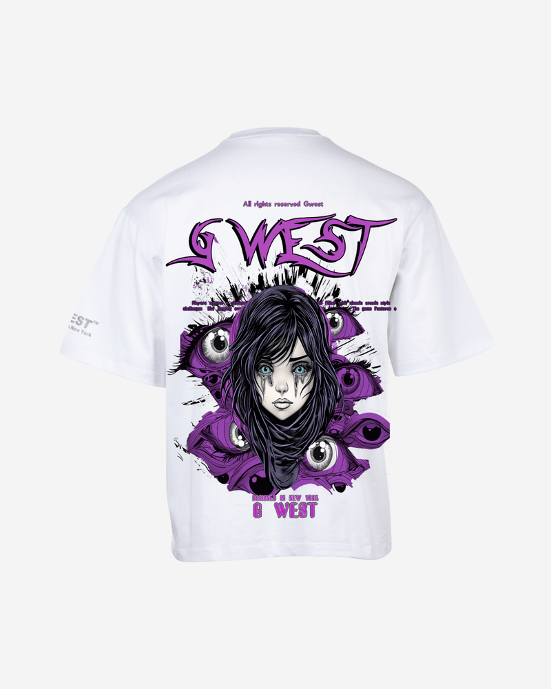 G West Oversized Purple Eye Tee