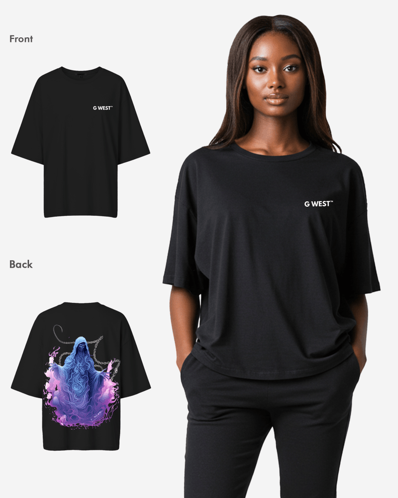 G West Oversized Purple Reaper Tee -WOMEN