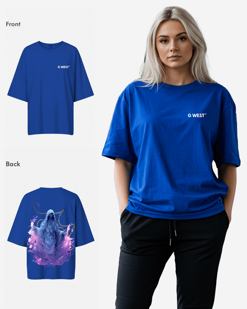 G West Oversized Purple Reaper Tee -WOMEN
