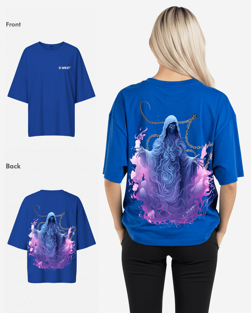 G West Oversized Purple Reaper Tee -WOMEN