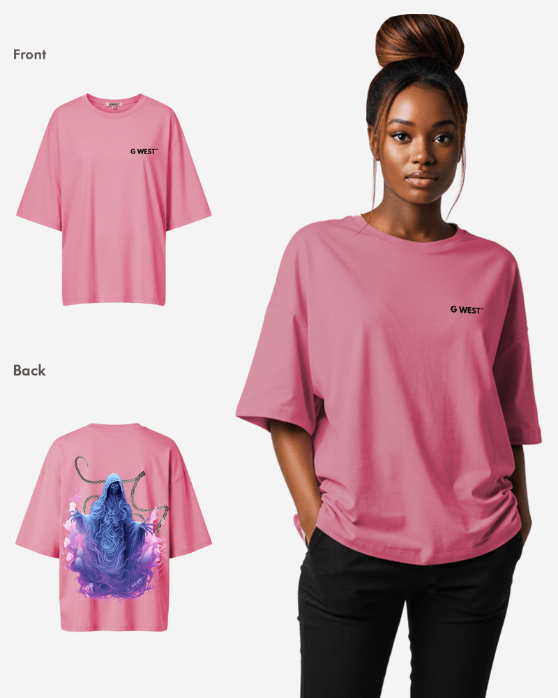 G West Oversized Purple Reaper Tee -WOMEN