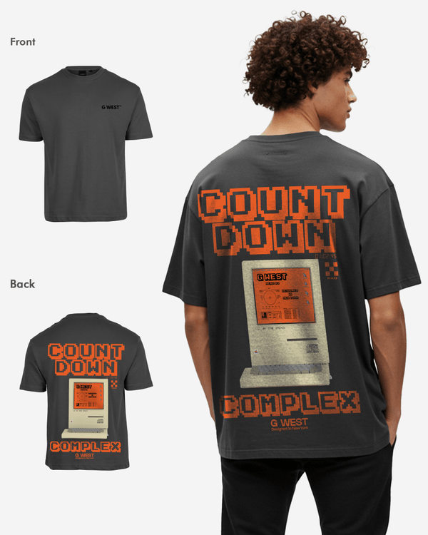 G West Oversized Retro Pc T-Shirt - 4 Colors