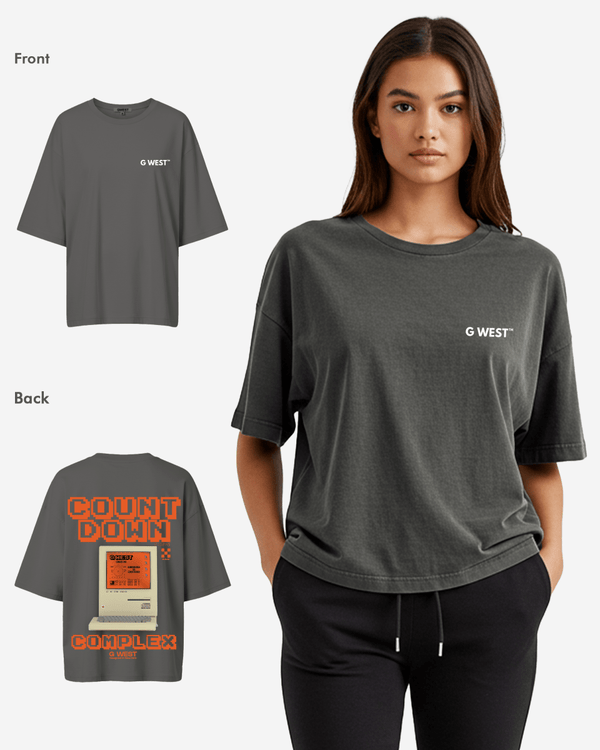 G West Oversized Retro Pc T-Shirt - WOMEN
