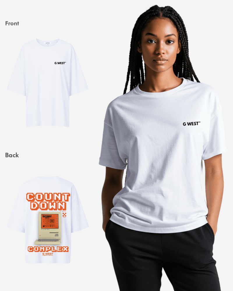 G West Oversized Retro Pc T-Shirt - WOMEN