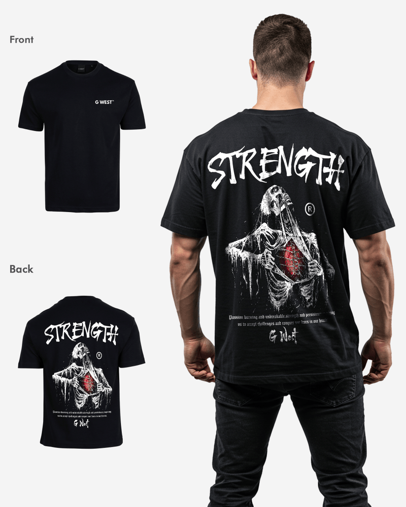 G West Oversized Ripping Skeleton Tee