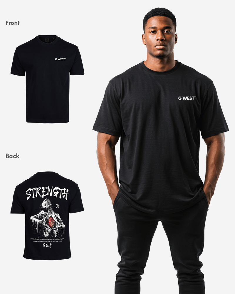 G West Oversized Ripping Skeleton Tee