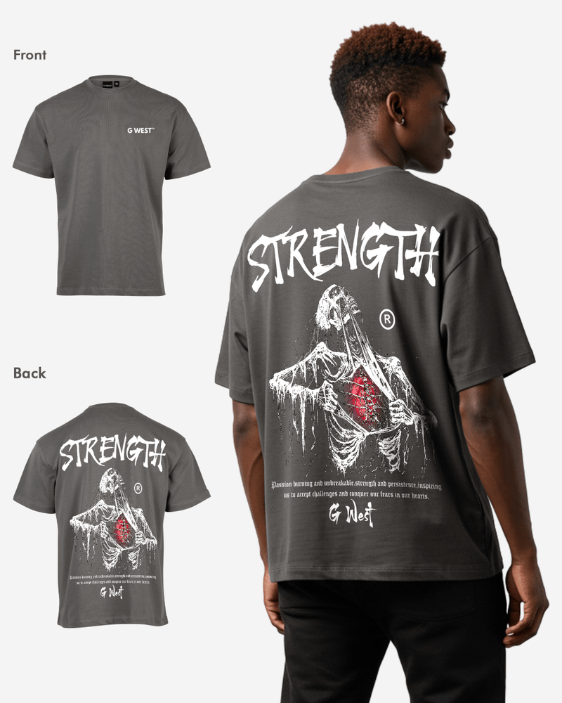 G West Oversized Ripping Skeleton Tee