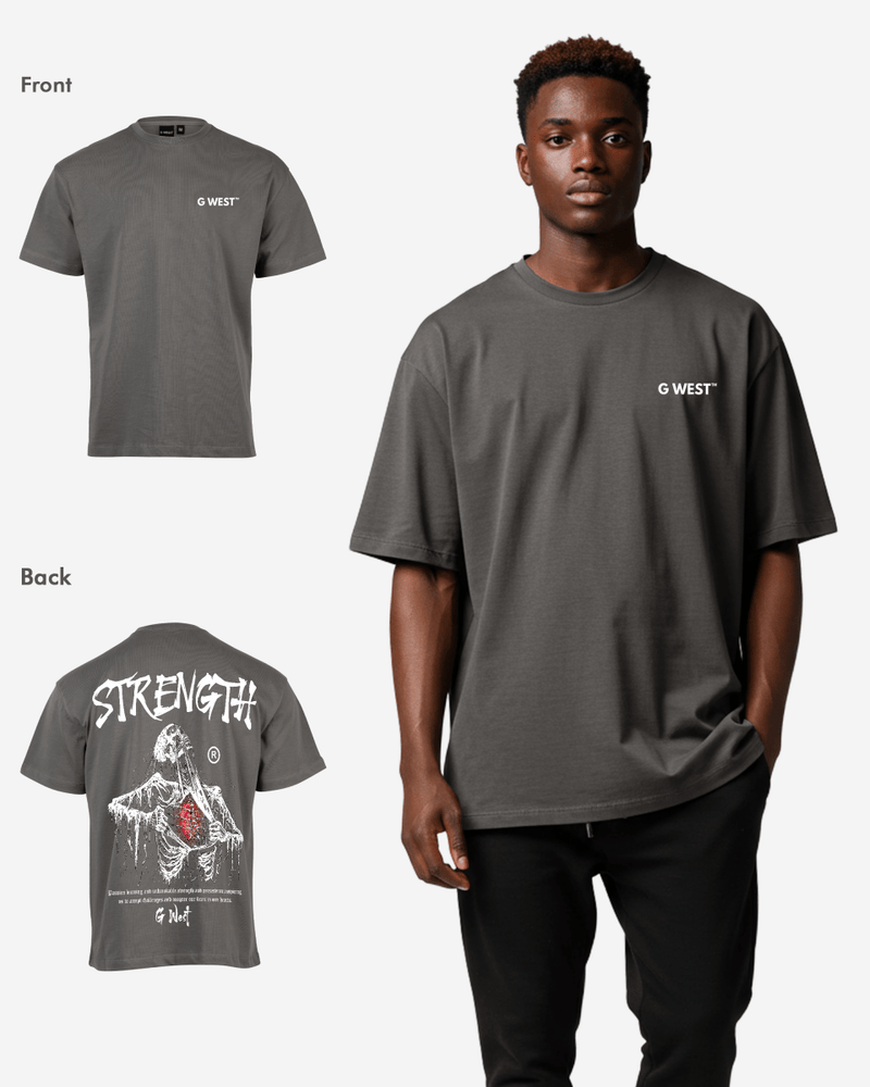 G West Oversized Ripping Skeleton Tee