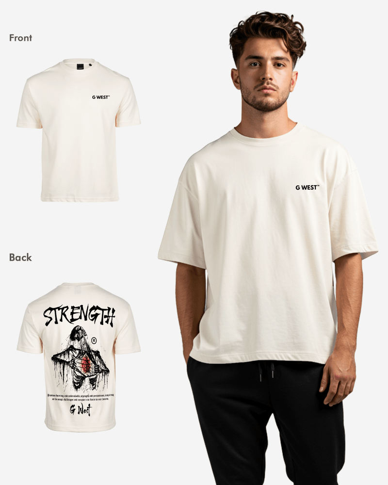 G West Oversized Ripping Skeleton Tee