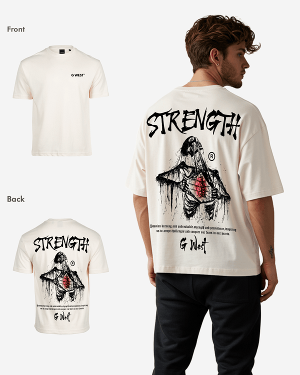 G West Oversized Ripping Skeleton Tee