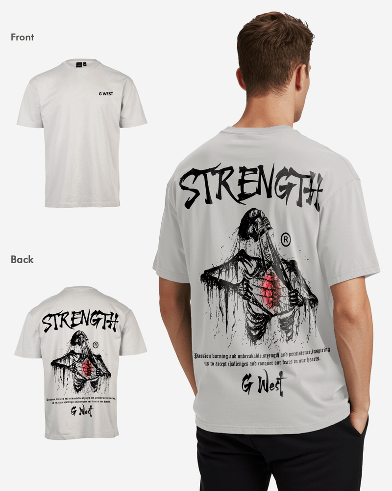 G West Oversized Ripping Skeleton Tee