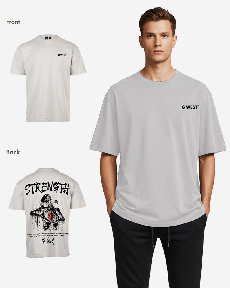 G West Oversized Ripping Skeleton Tee