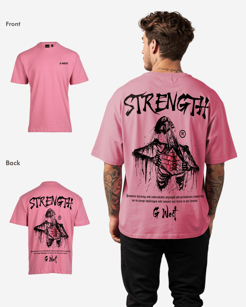 G West Oversized Ripping Skeleton Tee