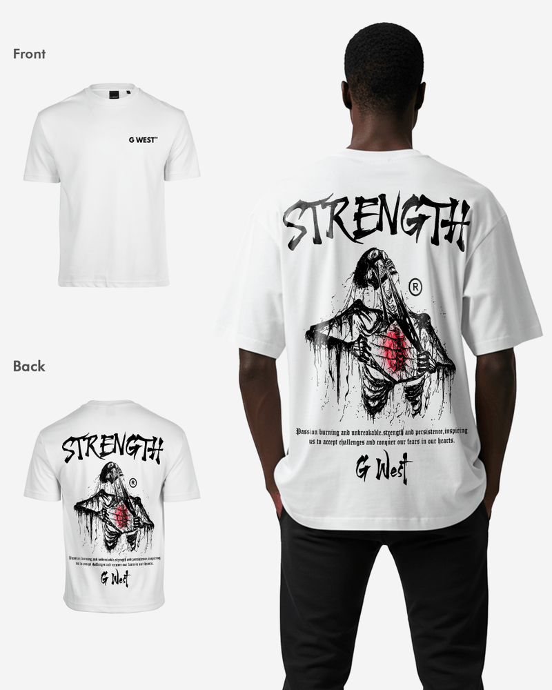 G West Oversized Ripping Skeleton Tee