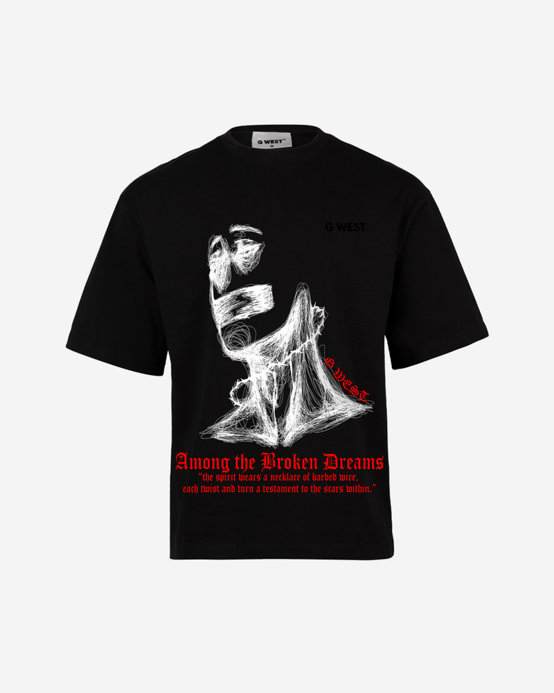 G West Oversized Sinner Black Tee