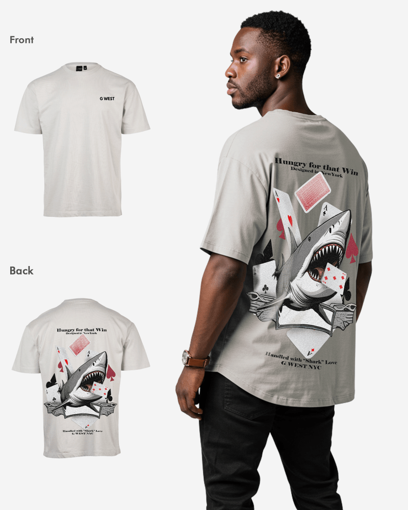 G West Oversized Spade Of Sharks T Shirt