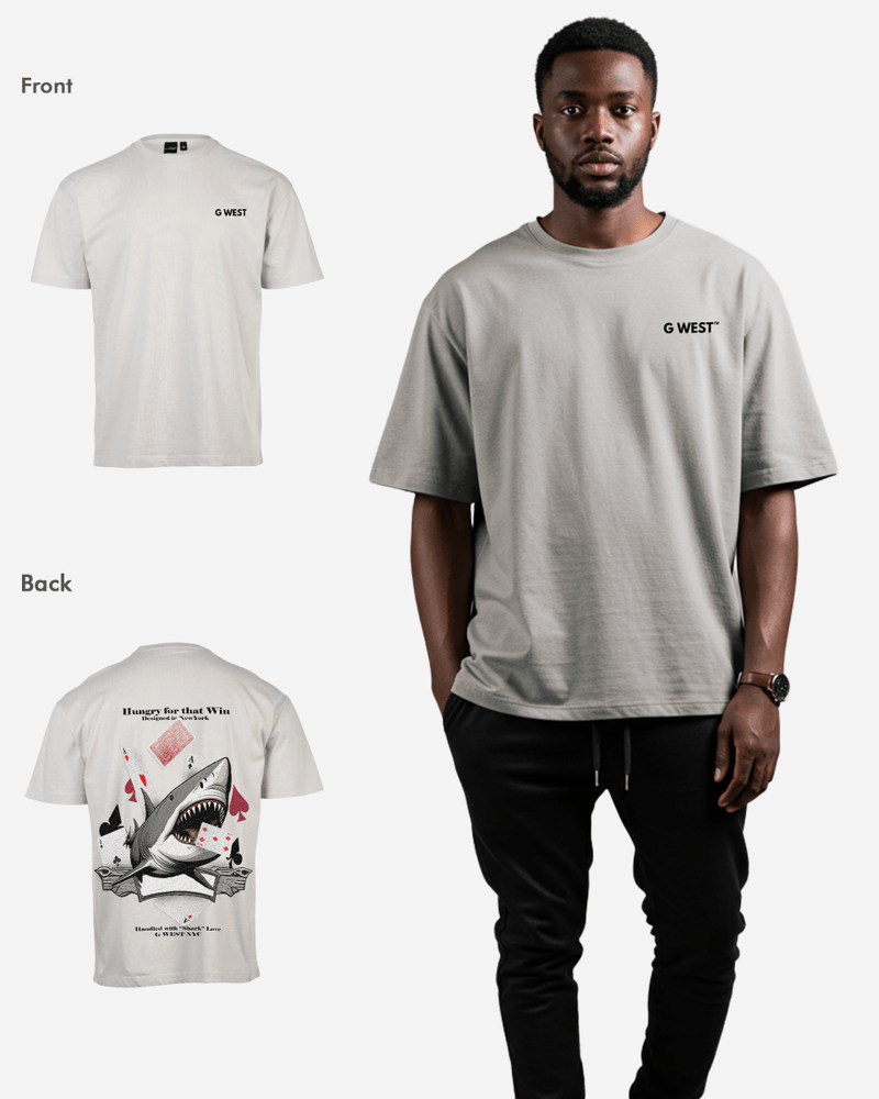 G West Oversized Spade Of Sharks T Shirt