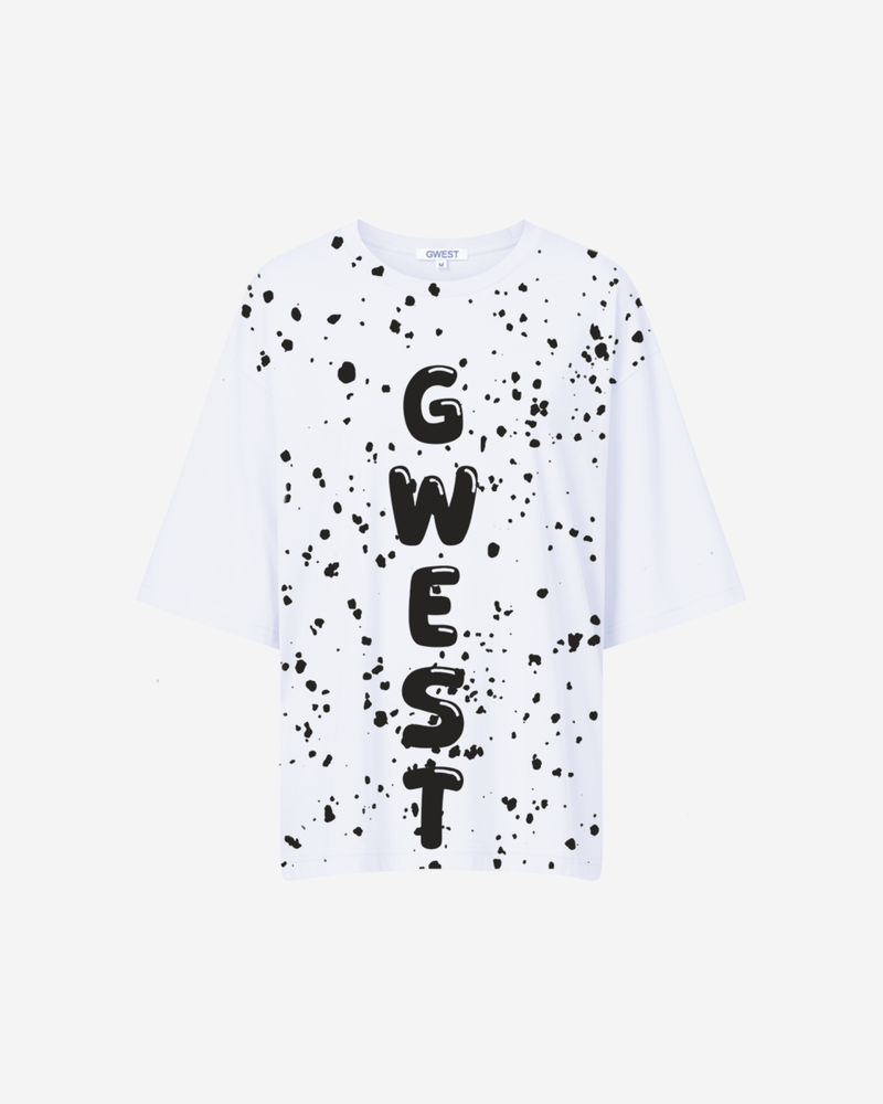 G West Oversized Splatter Tee -WOMEN