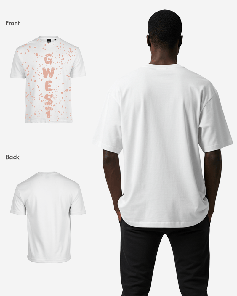 G West Oversized Splatter Tee