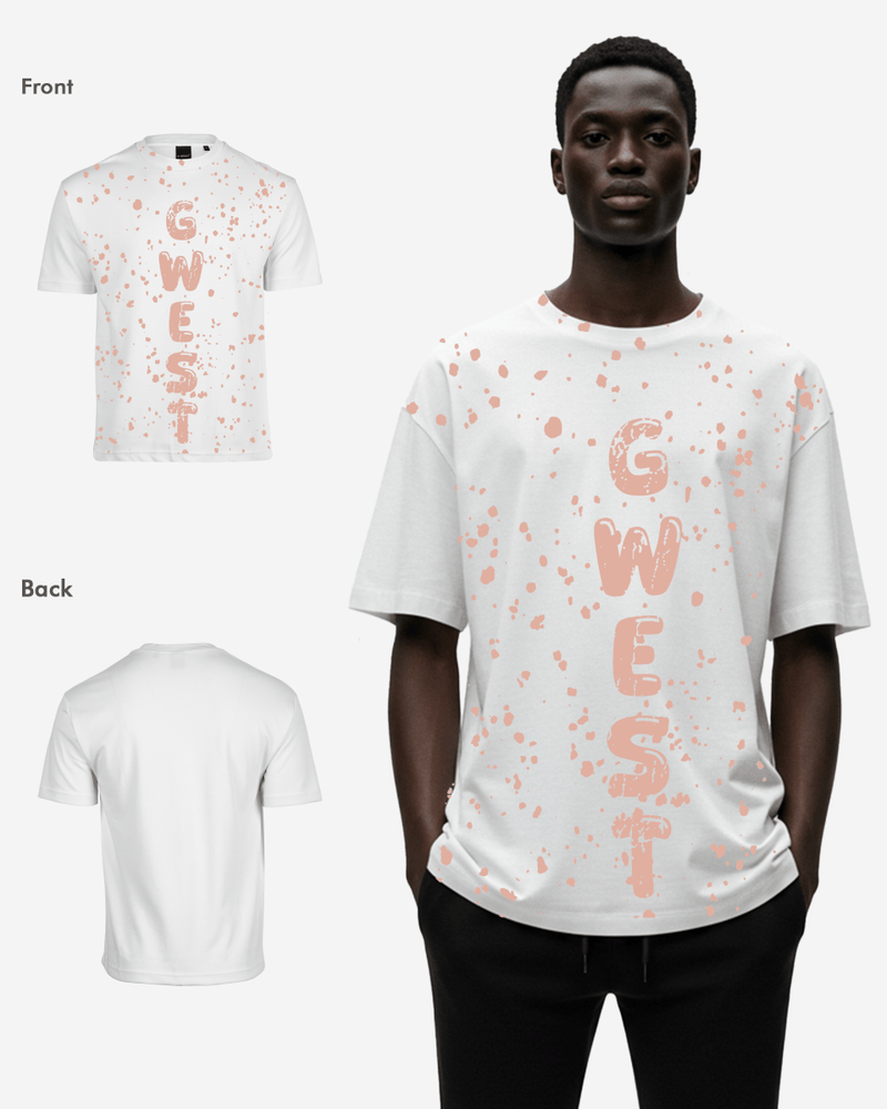 G West Oversized Splatter Tee