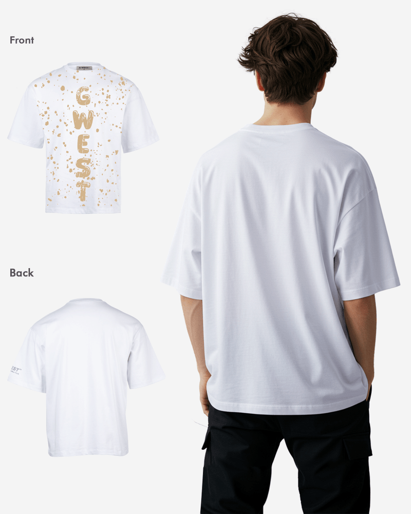 G West Oversized Splatter Tee