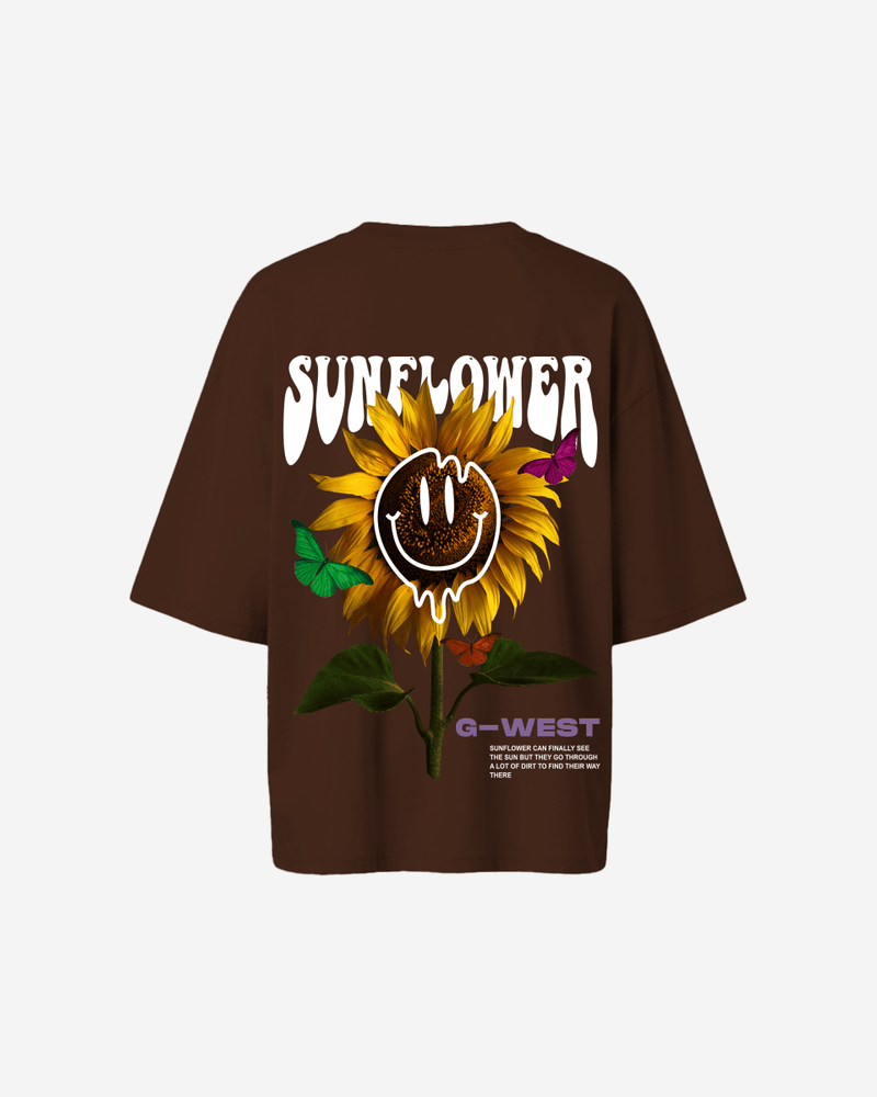 G West Oversized Sunflower Tee -WOMEN