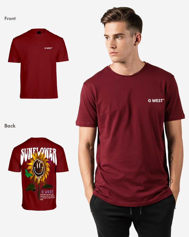 G West Oversized Sunflower Tee