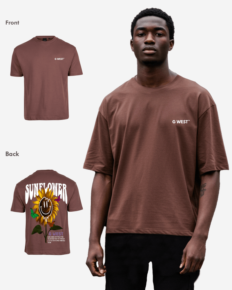 G West Oversized Sunflower Tee