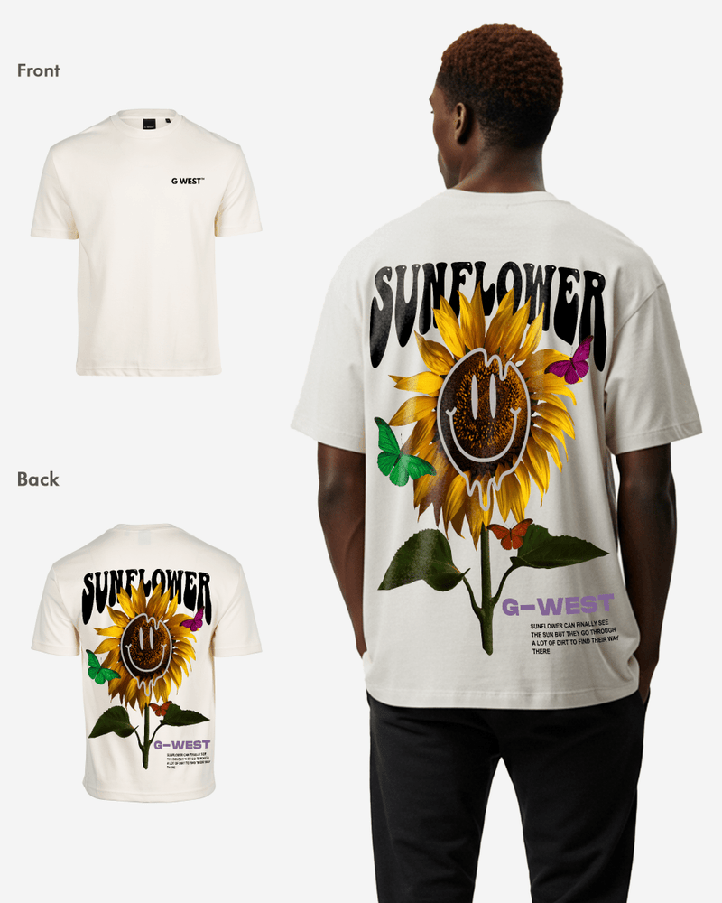 G West Oversized Sunflower Tee