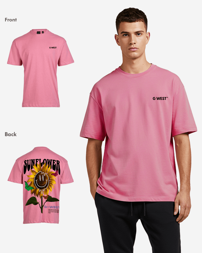 G West Oversized Sunflower Tee