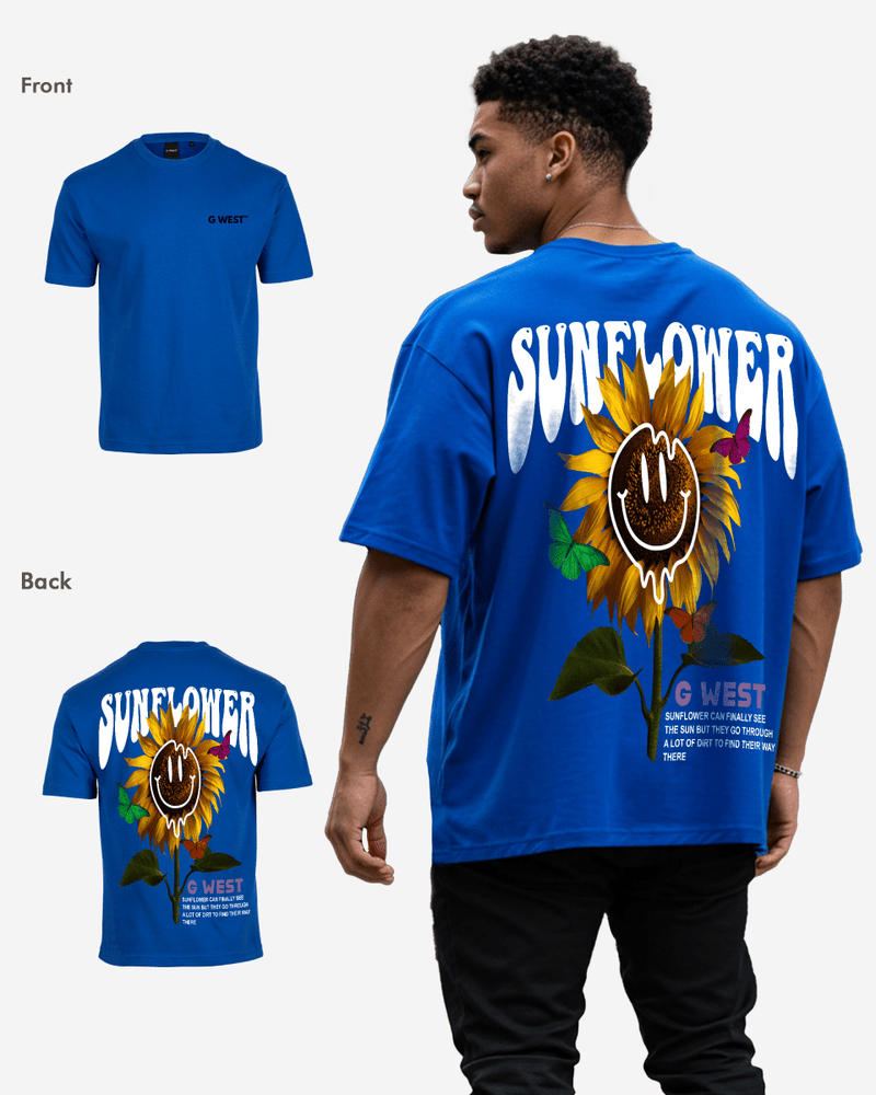 G West Oversized Sunflower Tee