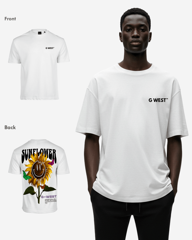 G West Oversized Sunflower Tee