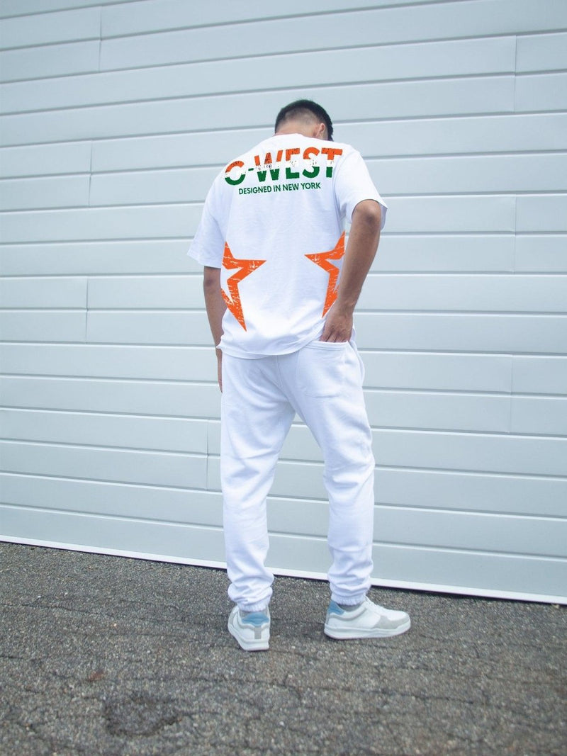 G West Oversized Tee Cricket India Logo T-Shirt : Gwdtfl2403 - 2 Colors