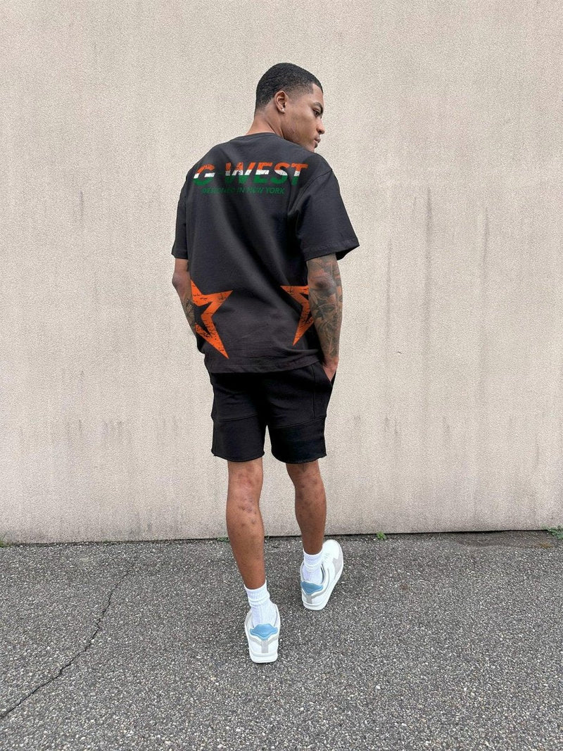 G West Oversized Tee Cricket India Logo T-Shirt : Gwdtfl2403 - 2 Colors