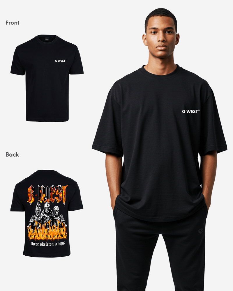 G West Oversized Tri Skeleton Tee