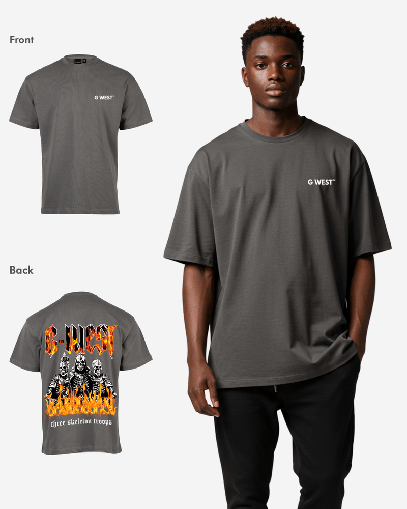 G West Oversized Tri Skeleton Tee