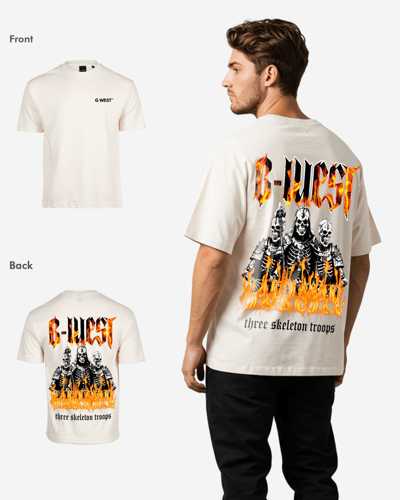 G West Oversized Tri Skeleton Tee