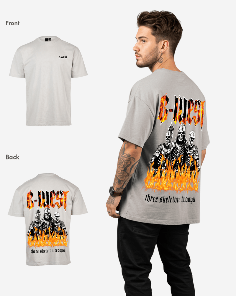 G West Oversized Tri Skeleton Tee