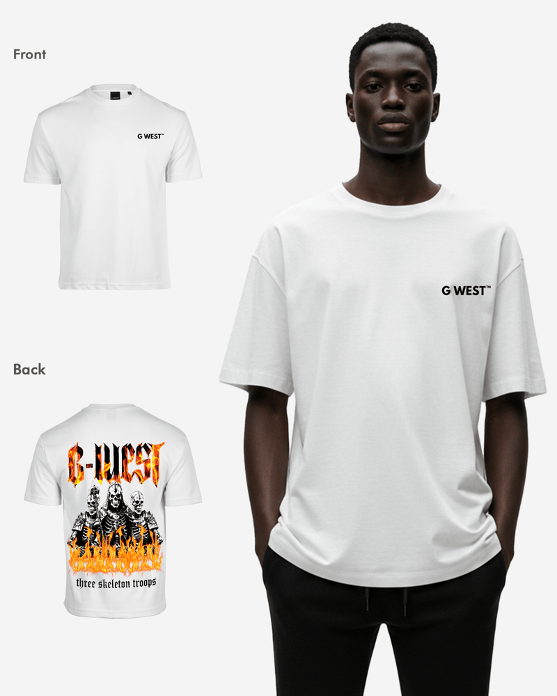 G West Oversized Tri Skeleton Tee