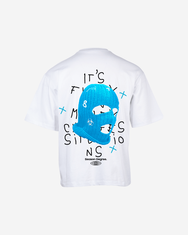 G West Oversized True Blue Ski Mask Oversized Tee