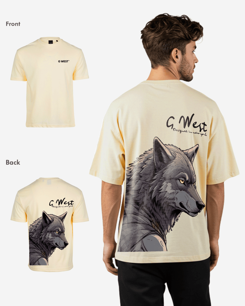 G West Oversized Wolf T Shirt