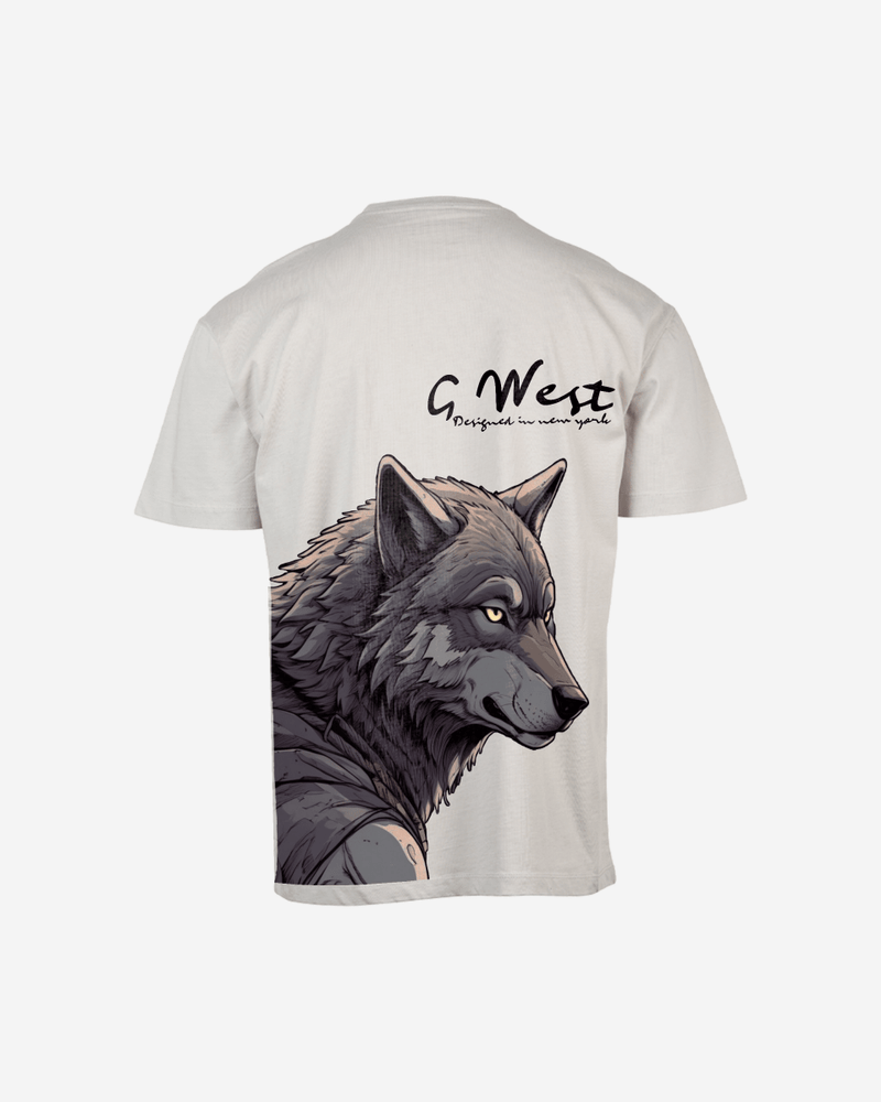G West Oversized Wolf T Shirt