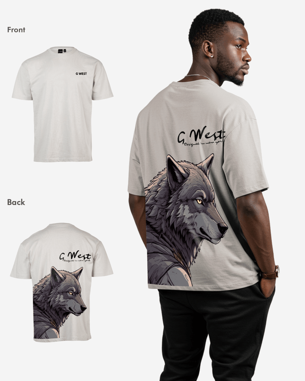 G West Oversized Wolf T Shirt