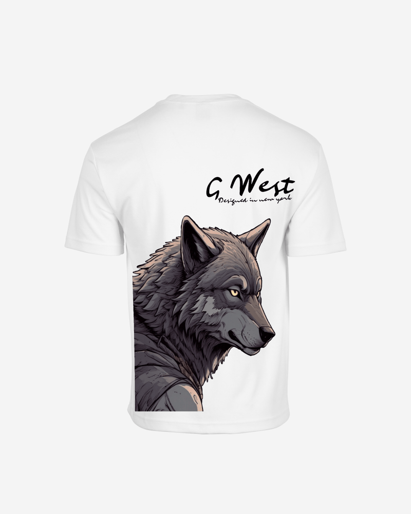 G West Oversized Wolf T Shirt