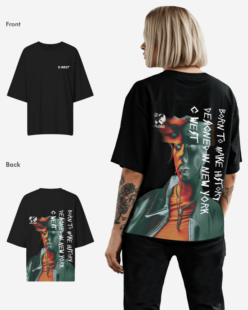 G West Oversized World Wide Chain Tee - WOMEN