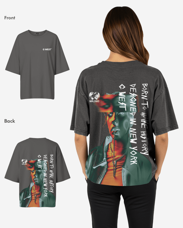 G West Oversized World Wide Chain Tee - WOMEN