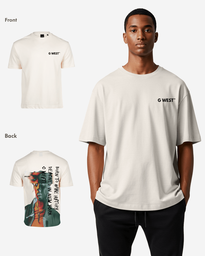 G West Oversized World Wide Chain Tee