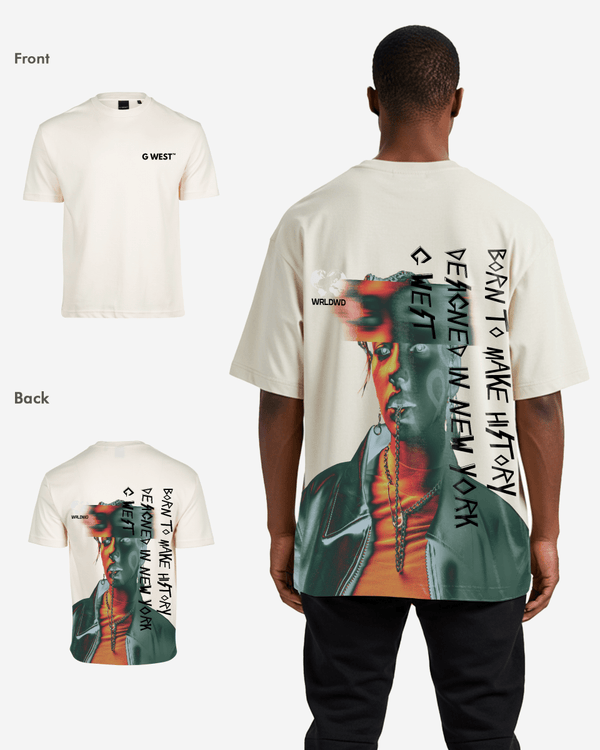 G West Oversized World Wide Chain Tee