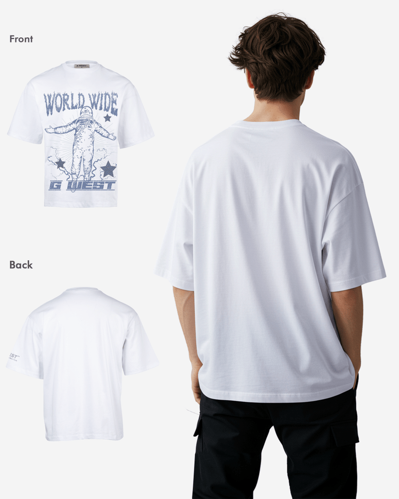 G West Oversized World Wide Star T Shirt