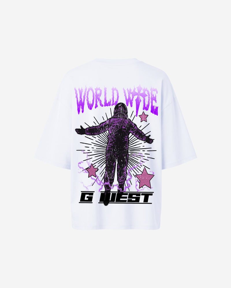 G West Oversized World Wide Star Tee -WOMEN